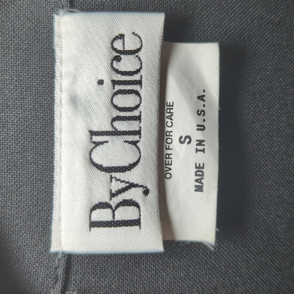Vintage By Choice Black Tie-Back Blazer Lightweight Women's Size S - Picture 2 of 5
